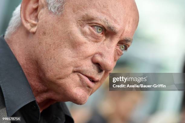 Actor Udo Kier arrives at Amazon Studios premiere of 'Don't Worry, He Won't Get Far on Foot' at ArcLight Hollywood on July 11, 2018 in Hollywood,...