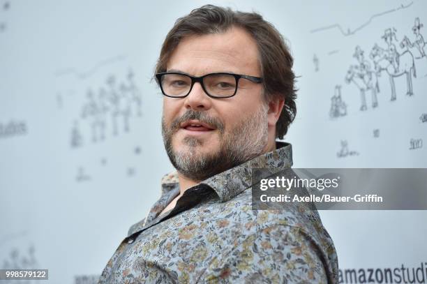 Actor Jack Black arrives at Amazon Studios premiere of 'Don't Worry, He Won't Get Far on Foot' at ArcLight Hollywood on July 11, 2018 in Hollywood,...