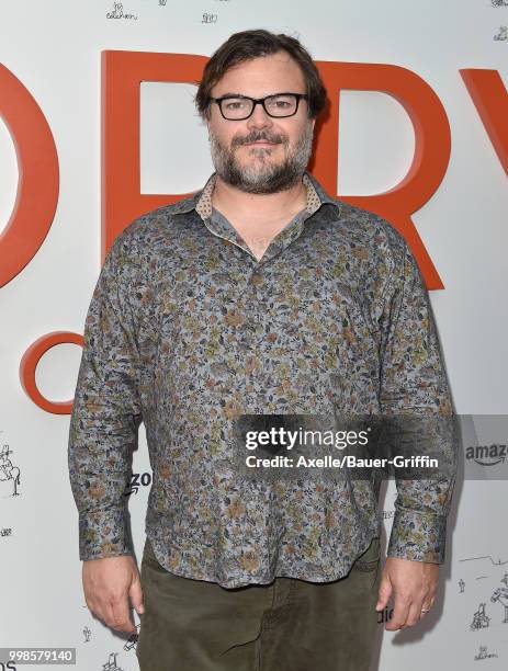 Actor Jack Black arrives at Amazon Studios premiere of 'Don't Worry, He Won't Get Far on Foot' at ArcLight Hollywood on July 11, 2018 in Hollywood,...