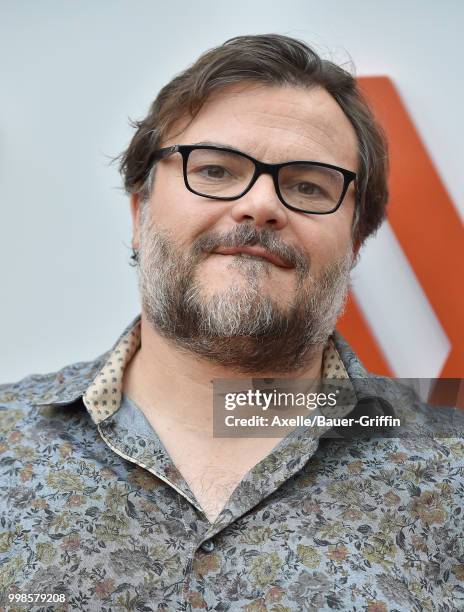 Actor Jack Black arrives at Amazon Studios premiere of 'Don't Worry, He Won't Get Far on Foot' at ArcLight Hollywood on July 11, 2018 in Hollywood,...