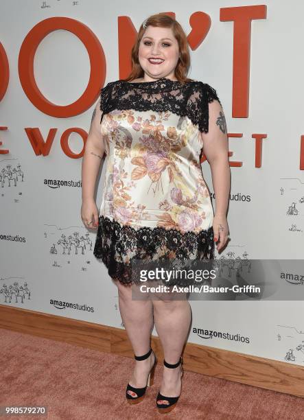 Singer Beth Ditto arrives at Amazon Studios premiere of 'Don't Worry, He Won't Get Far on Foot' at ArcLight Hollywood on July 11, 2018 in Hollywood,...