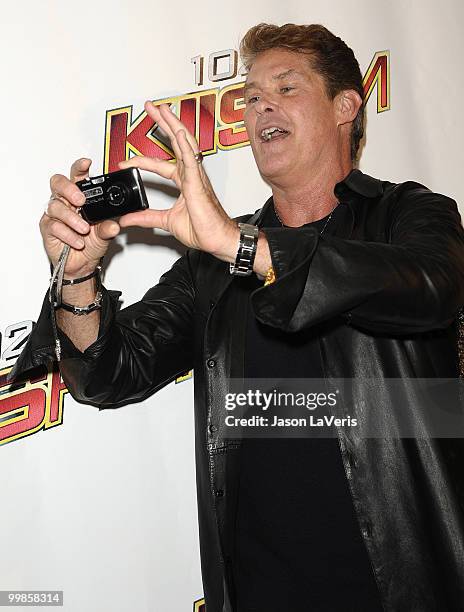 Actor David Hasselhoff attends KIIS FM's 2010 Wango Tango Concert at Staples Center on May 15, 2010 in Los Angeles, California.