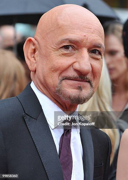 Actor Ben Kingsley arrives at the Los Angeles Premiere of "Prince Of Persia: The Sands Of Time" at Grauman's Chinese Theatre on May 17, 2010 in...