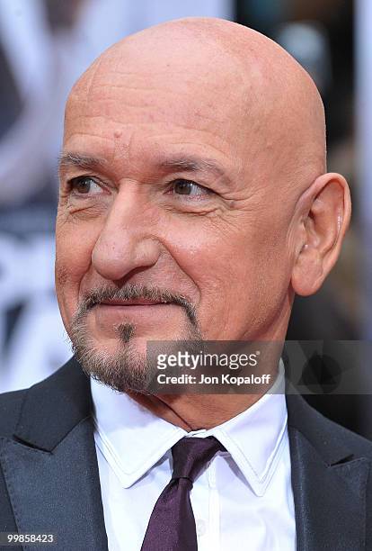 Actor Ben Kingsley arrives at the Los Angeles Premiere of "Prince Of Persia: The Sands Of Time" at Grauman's Chinese Theatre on May 17, 2010 in...