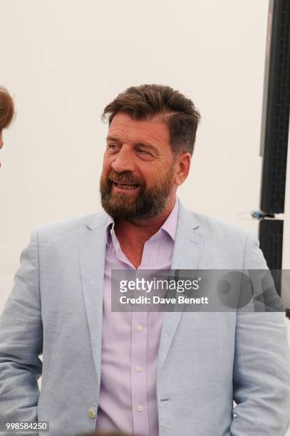 Nick Knowles attends the Xerjoff Royal Charity Polo Cup 2018 on July 14, 2018 in Newbury, England.