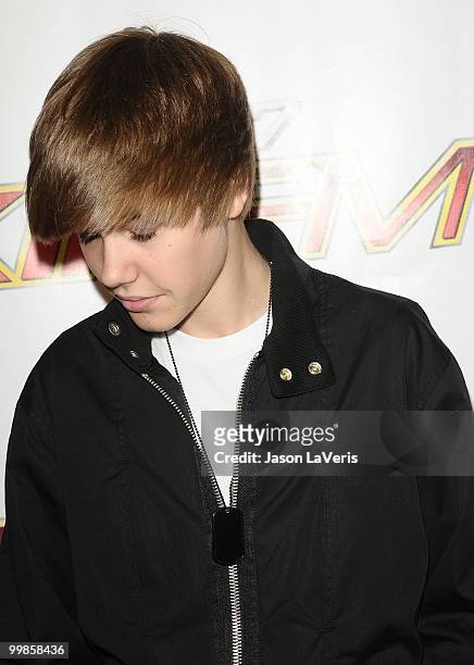 Justin Bieber attends KIIS FM's 2010 Wango Tango Concert at Staples Center on May 15, 2010 in Los Angeles, California.