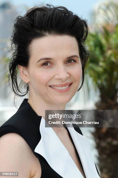 Actress Juliette Binoche attends the 'Certified Copy' Photo Call held at the Palais des Festivals during the 63rd Annual International Cannes Film...