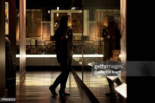Woman admires the new 'Galleries of Modern London' exhibition in the Museum of London on May 18, 2010 in London, England. The 20 million GBP...