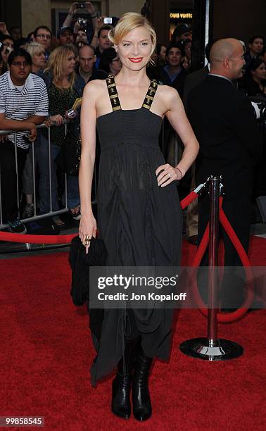 Actress Jaime King arrives at the Los Angeles Premiere of "Prince Of Persia: The Sands Of Time" at Grauman's Chinese Theatre on May 17, 2010 in...