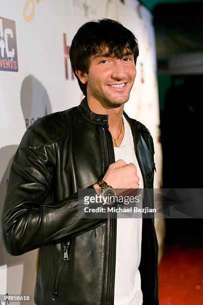 Personality Evan Lysacek attends "Dancing With The Stars" Derek Hough & Mark Ballas Birthday Celebration at H Lounge on May 17, 2010 in Los Angeles,...