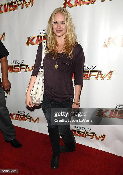 Actress Leven Rambin attends KIIS FM's 2010 Wango Tango Concert at Staples Center on May 15, 2010 in Los Angeles, California.