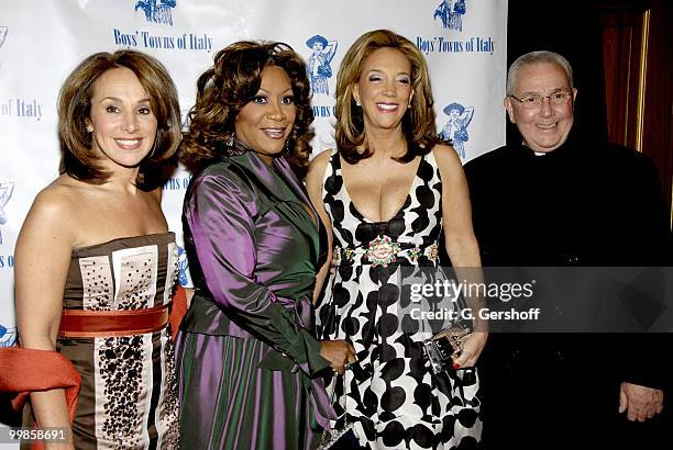 Rosanna Scotto, Patti LaBelle, Denise Rich and Bro. Anthony D'Adamo, CFC