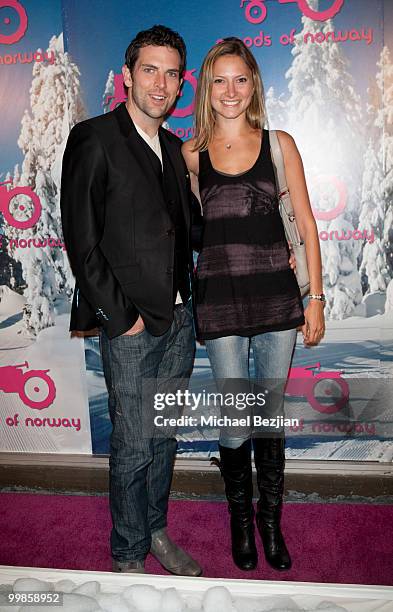 Chis Mann and Laura Perloe attend the Moods of Norway One Year Anniversary on May 17, 2010 in Beverly Hills, California.