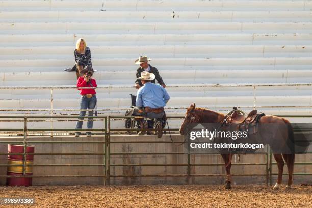 Watching Rodeo Watching Western Film Photos and Premium High Res Pictures - Getty Images