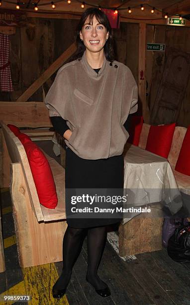 Samantha Cameron attend the launch of Winter Wonderland at Hyde Park on November 19, 2009 in London, England.