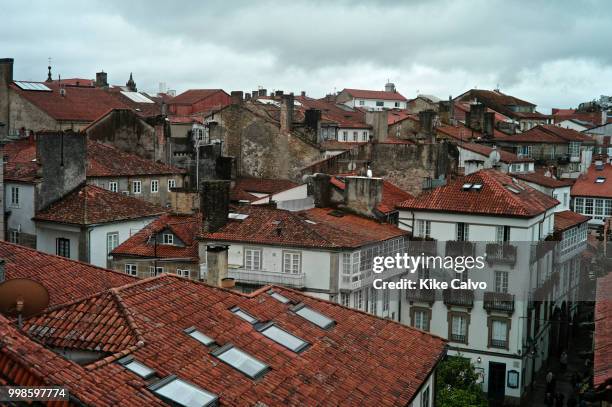 Cityscape of Santiago de Compostela.