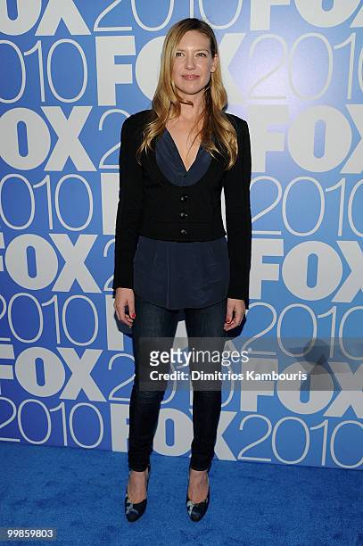 Actress Anna Torv attends the 2010 FOX Upfront after party at Wollman Rink, Central Park on May 17, 2010 in New York City.