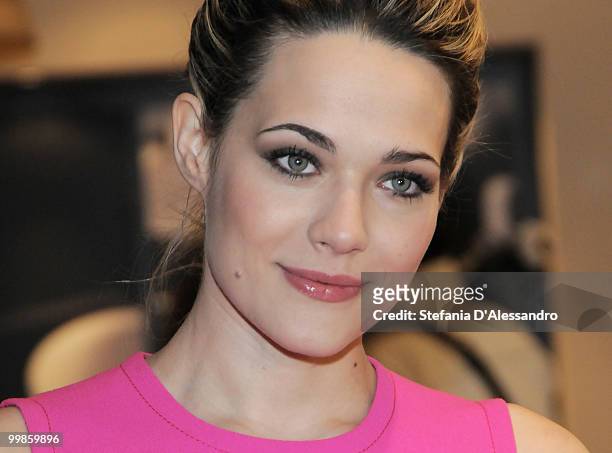 Actress Laura Chiatti attends 'Profumo Di Donna' Event held at Nespresso Boutique on May 18, 2010 in Milan, Italy.