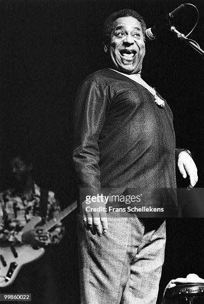 Dizzy Gillespie performs live on stage at Meervaart in Amsterdam, Netherlands on November 11 1981
