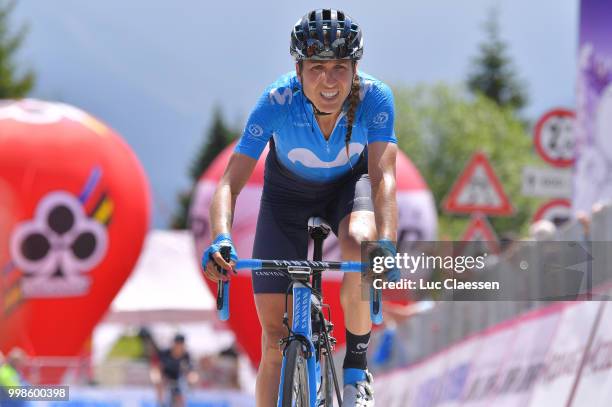 Arrival / Margarita Victoria Garcia of Spain and Movistar Women Team / during the 29th Tour of Italy 2018 - Women, Stage 9 a 104,7km stage from...