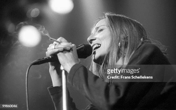 Beth Gibbons from Portishead performs live on stage at Paradiso in Amsterdam, Netherlands on May 07 1995