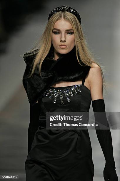 Ekat Kiseleva Wearing Blumarine - Fall/Winter 2007