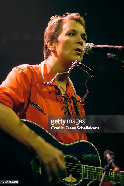 Mary Gaulthier performs live on stage at Paradiso, Amsterdam, Netherlands on May 10 2002