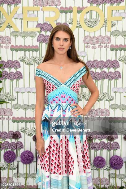 Sabrina Percy attends the Xerjoff Royal Charity Polo Cup 2018 on July 14, 2018 in Newbury, England.