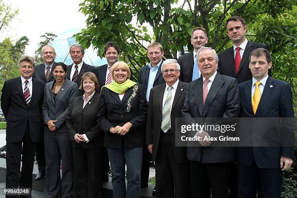 Michael Vesper, director of the German National Olympic Committee DOSB, DFB vice president Rolf Hocke, Rudolf Ley , Dirk Reinsberg , Martin Schmied ,...