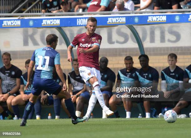 Andriy Yarmolenko of West Ham United in action during the pre season friendly between Wycombe Wanderers and West Ham United at Adams Park on July 14,...