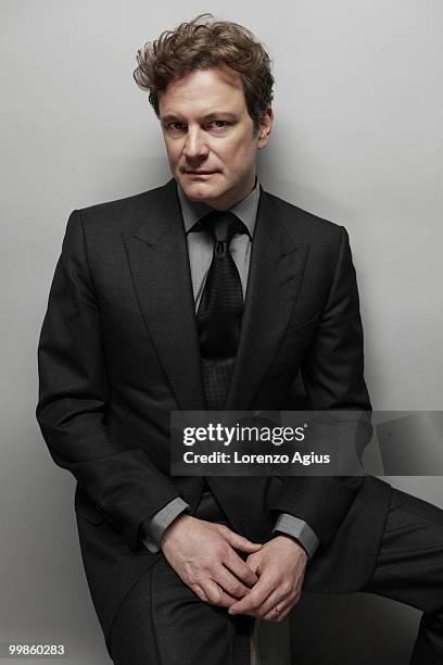 Actor Colin Firth poses for a portrait shoot in London on February 3, 2010.