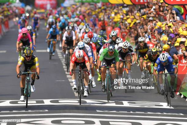 Arrival / Sprint / Dylan Groenewegen of The Netherlands and Team LottoNL - Jumbo / Andre Greipel of Germany and Team Lotto Soudal / Fernando Gaviria...