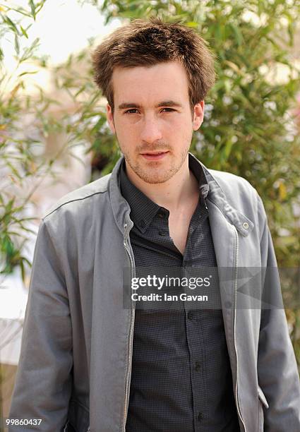 Actor Gregoire Leprince-Ringuet poses for a photo during the "Black Heaven" Portrait Session during the 63rd Annual Cannes Film Festival on May 18,...