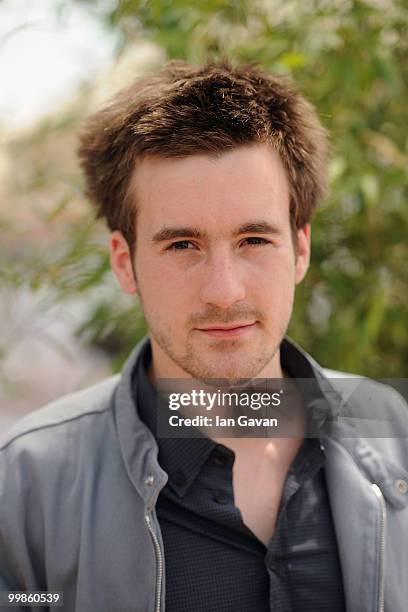 Actor Gregoire Leprince-Ringuet poses for a photo during the "Black Heaven" Portrait Session during the 63rd Annual Cannes Film Festival on May 18,...