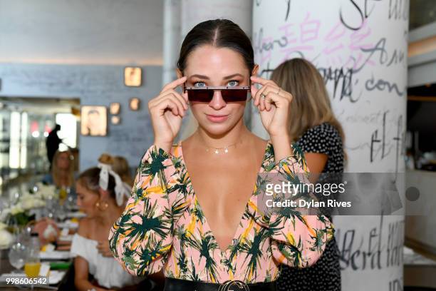 Ksenia Mz attends the O'NEILL in Miami! Brunch at The Bazaar on July 14, 2018 in Miami Beach, Florida.
