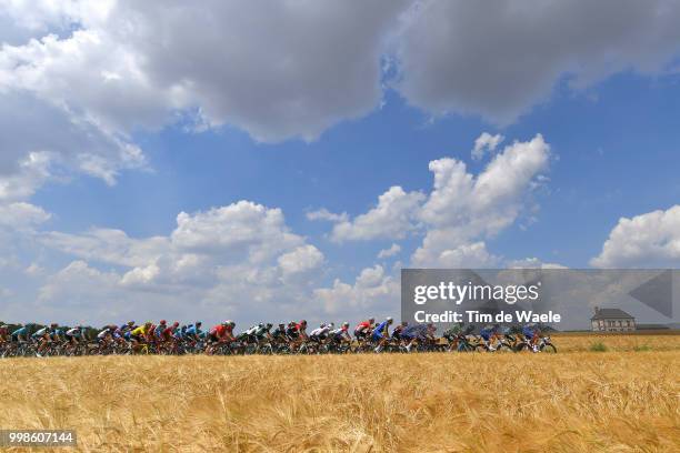 Landscape / Peloton / sky / during the 105th Tour de France 2018, Stage 8 a 181km stage from Dreux to Amiens Metropole / TDF / on July 14, 2018 in...