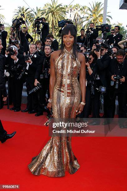 Naomi Campbell attend 'Biutiful' Premiere at the Palais des Festivals during the 63rd Annual Cannes Film Festival on May 17, 2010 in Cannes, France.