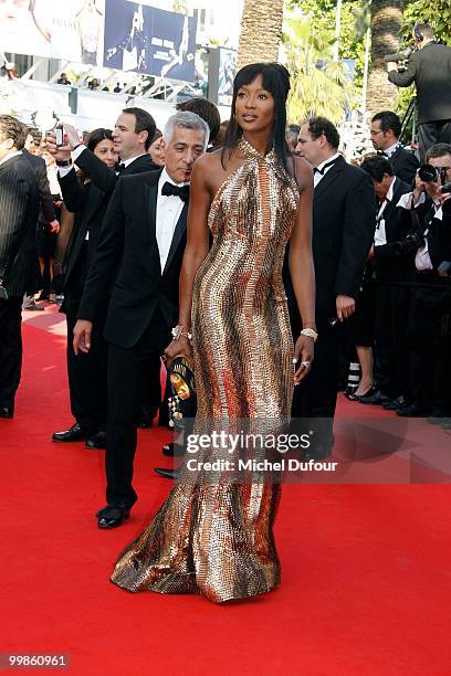 Naomi Campbell attend 'Biutiful' Premiere at the Palais des Festivals during the 63rd Annual Cannes Film Festival on May 17, 2010 in Cannes, France.