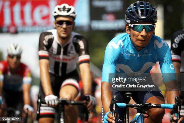 Arrival / Nairo Quintana of Colombia and Movistar Team / during the 105th Tour de France 2018, Stage 8 a 181km stage from Dreux to Amiens Metropole /...