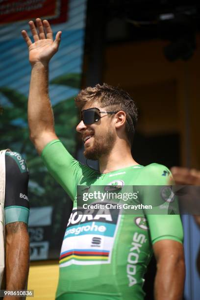 Start / Peter Sagan of Slovakia and Team Bora Hansgrohe Green Sprint Jersey / during the 105th Tour de France 2018, Stage 8 a 181km stage from Dreux...