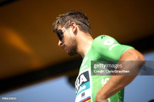 Start / Peter Sagan of Slovakia and Team Bora Hansgrohe Green Sprint Jersey / during the 105th Tour de France 2018, Stage 8 a 181km stage from Dreux...