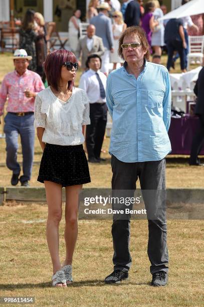 Jiaxin Cheng and Julian Lloyd Webber attend the Xerjoff Royal Charity Polo Cup 2018 on July 14, 2018 in Newbury, England.