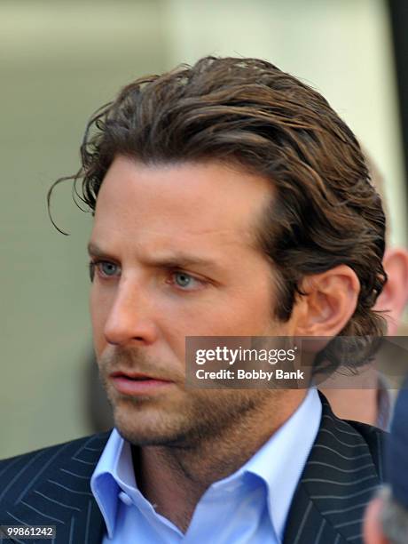 Bradley Cooper on location for "Dark Fields" on April 8, 2010 in New York City.