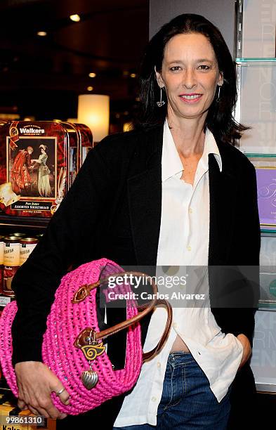 Paola Dominguin visits the new "Gourmet Space" in the El Corte Ingles store on May 18, 2010 in Madrid, Spain.