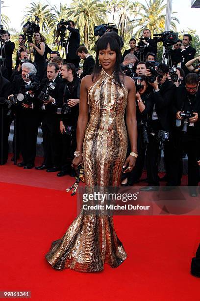 Naomi Campbell attend 'Biutiful' Premiere at the Palais des Festivals during the 63rd Annual Cannes Film Festival on May 17, 2010 in Cannes, France.
