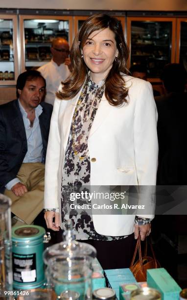 Xandra Falco Presents the new "Gourmet Space" in the El Corte Ingles store on May 18, 2010 in Madrid, Spain.