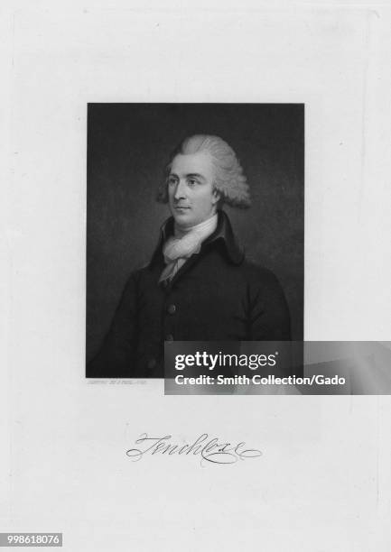 Portrait of politician Tench Coxe, 1841. From the New York Public Library.