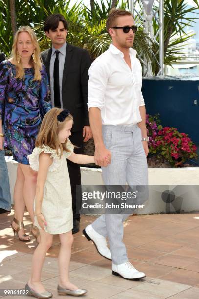 Actors Faith Wladyka and Ryan Gosling attend the 'Blue Valentine' Photo Call held at the Palais des Festivals during the 63rd Annual International...