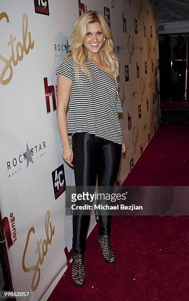 Personality Ashley Roberts attends "Dancing With The Stars" Derek Hough & Mark Ballas Birthday Celebration at H Lounge on May 17, 2010 in Los...