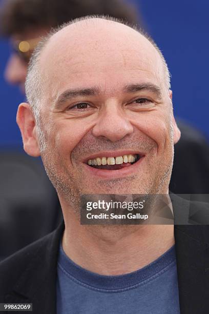 Christophe Lioud attends the "2010 Cannes Talent" Photocall at the Palais des Festivals during the 63rd Annual Cannes Film Festival on May 18, 2010...